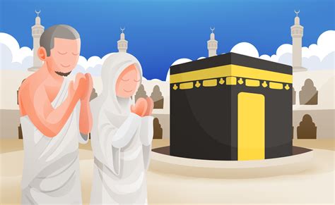 Umrah Hajj Backpacker Illustration 3 21082766 Vector Art at Vecteezy