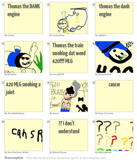 Thomas the DANK engine - Drawception