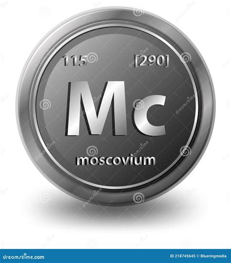 Moscovium Symbol Hexagon Frame Stock Photography | CartoonDealer.com #110020982