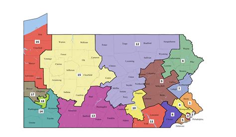 New Pennsylvania congressional map to be implemented for primary ...