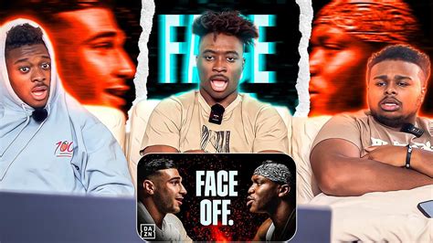 KSI vs. Tommy Fury: Face Off Reaction! - YouTube