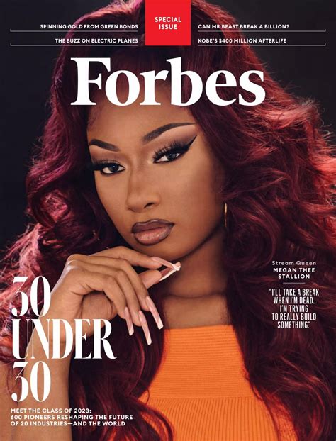 MEGAN THEE STALLION in Forbes Magazine, December 2022/January 2023 – HawtCelebs