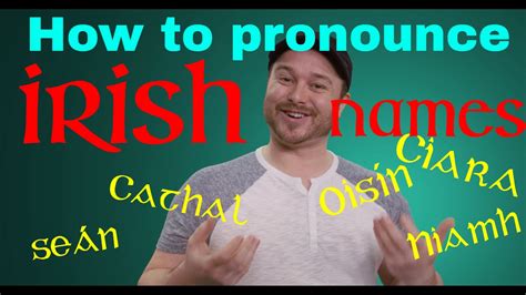 How to Pronounce Irish Names 🗣️👂🇮🇪☘️ (and other Irish words): A quick guide - YouTube