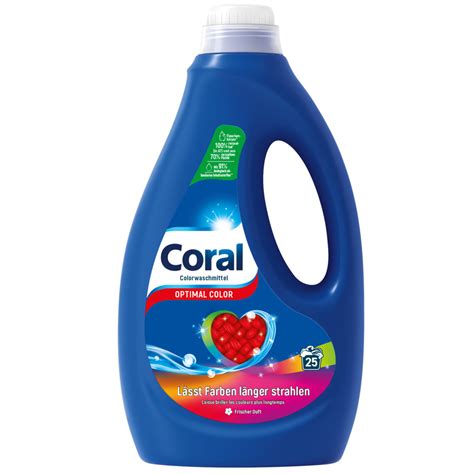 Buy Coral Liquid Laundry Detergent Optimal Color (1.25l) cheaply | coop.ch