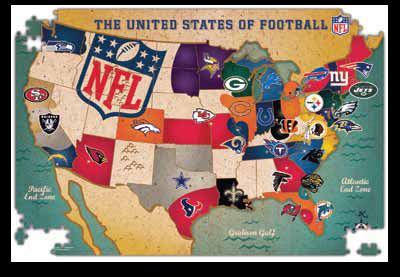 Nfl Map Of Usa - ESPORTEBETO