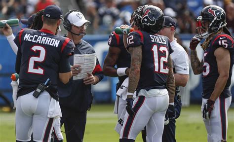 Texans' Bill O'Brien: Emphasis is on 'poise' and 'clean football ...