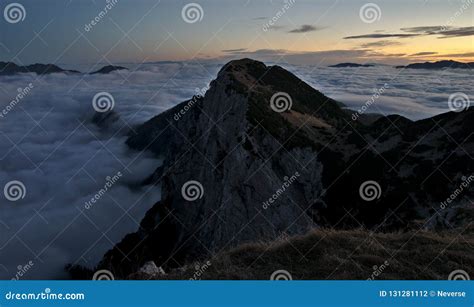 Scenic Sunrise Over Misty Landscape in the Mountains Stock Photo - Image of moody, hiking: 131281112