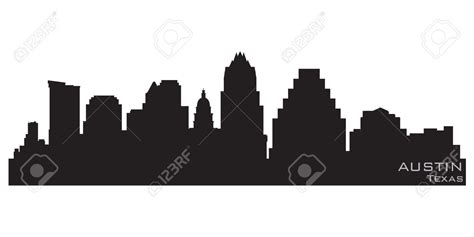 Austin Skyline Silhouette at GetDrawings | Free download