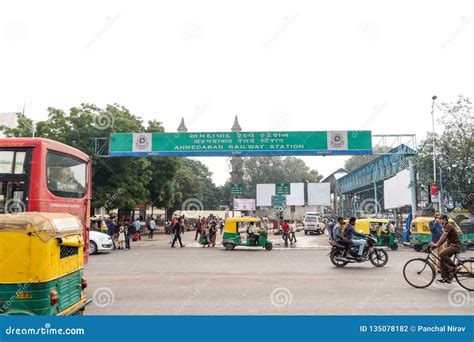 Ahmedabad Railway Station - India Editorial Photography - Image of ...