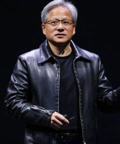 Jensen Huang Nvidia CEO Leather Jacket