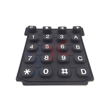 China Customized Conductive Silicone Rubber Keypad Manufacturers, Suppliers - Factory Direct ...