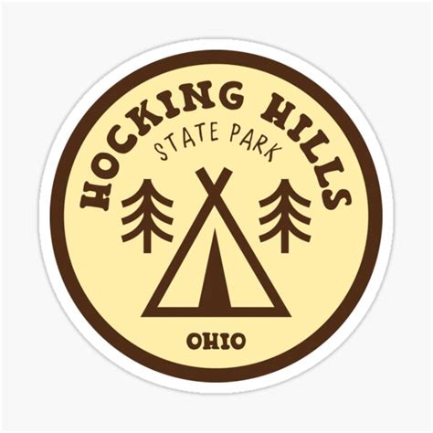 "Hocking Hills State Park Ohio " Sticker for Sale by Naturedesign21 | Redbubble