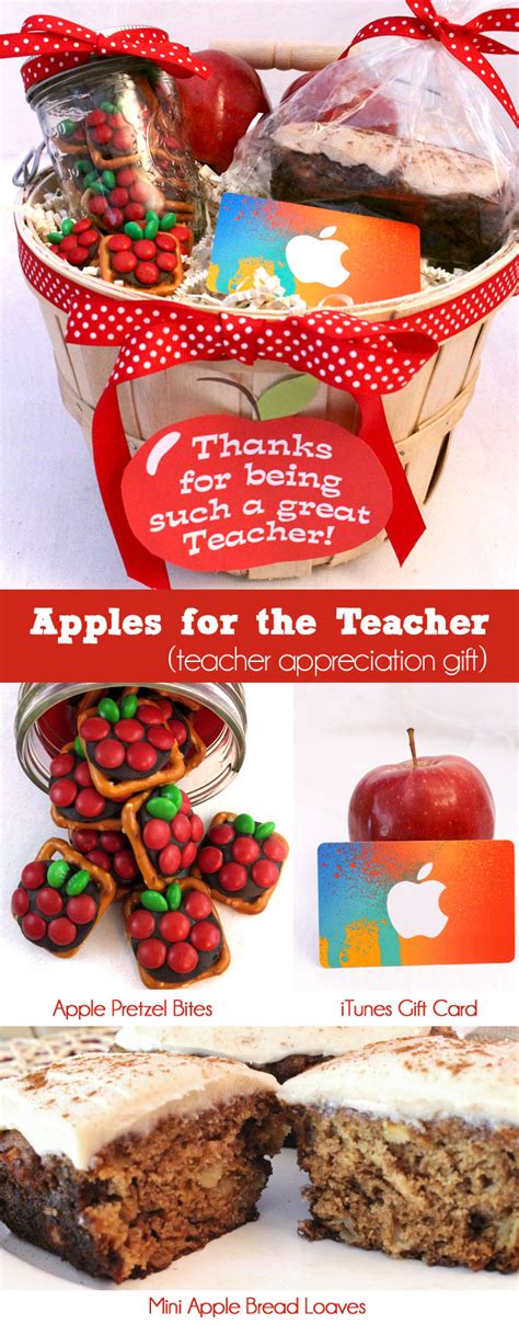 Apples for the Teacher Gift Basket - Two Sisters Crafting