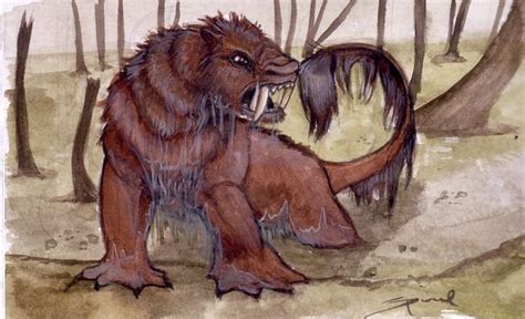 Bunyip | Mythological creatures, Mythological animals, Mythical creatures