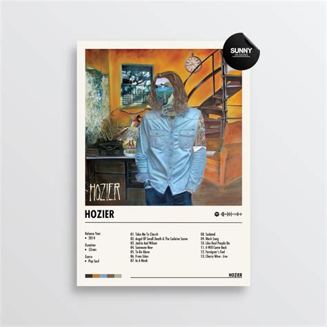 Hozier - Hozier | Album Cover Poster – Sunny Designs Posters