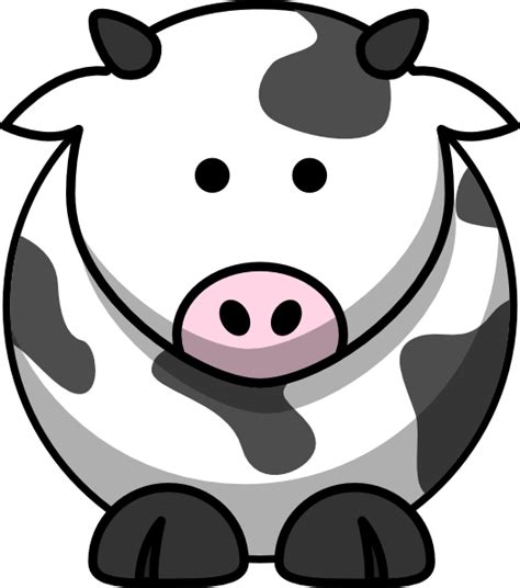 Cow Icon Clip Art at Clker.com - vector clip art online, royalty free ...