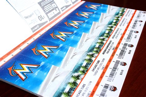 Miami Marlins Inaugural Season Tickets on Behance