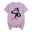 Felix the Cat skateboard DJ hip hop graffiti retro nostalgicT-shirt ユニセックス男女兼用フェリックスザキャットスケートボード ...