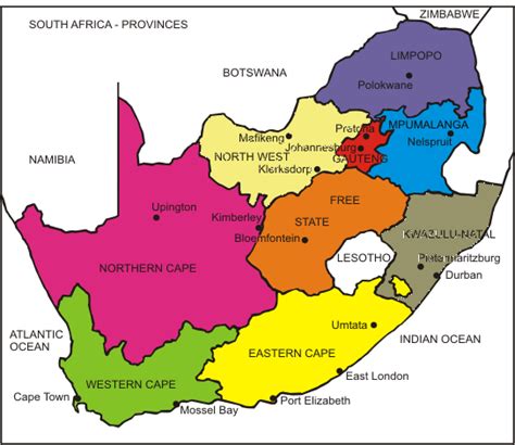 south-africa-political-map – South African Tax Guide