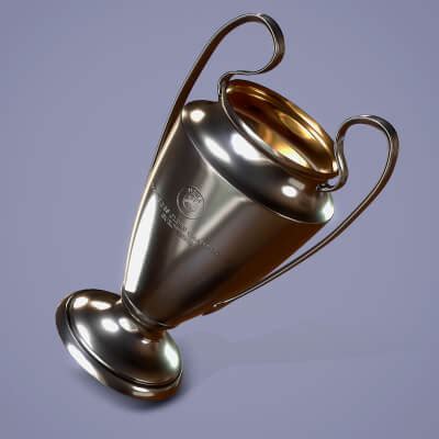 UEFA Champions League Trophy Ucl - 3D Model by polygun