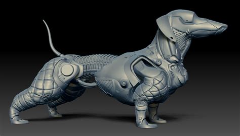 Robotic dog - ZBrushCentral