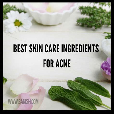 Best Organic Skincare Ingredients For Acne - BANISH