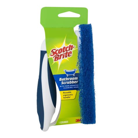 Scotch-Brite Non-Scratch Handheld Bathroom Scrubber - Walmart.com - Walmart.com