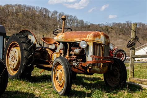 Antique ford farm tractors