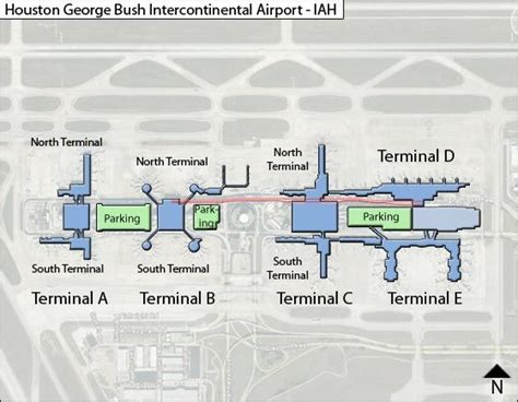 Houston Airport Terminal Maps Gates