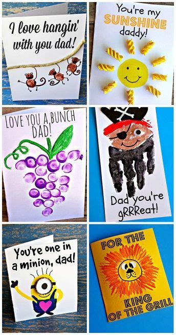 Creative Father's Day Cards for Kids