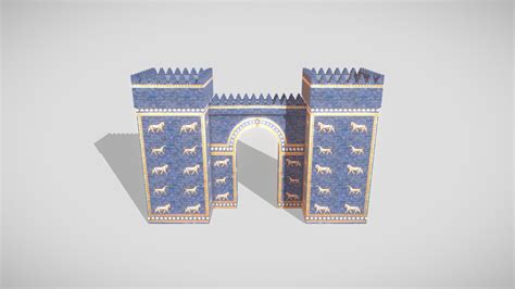 Ishtar Gate Babylon - Download Free 3D model by n-malmberg [cedaba8 ...