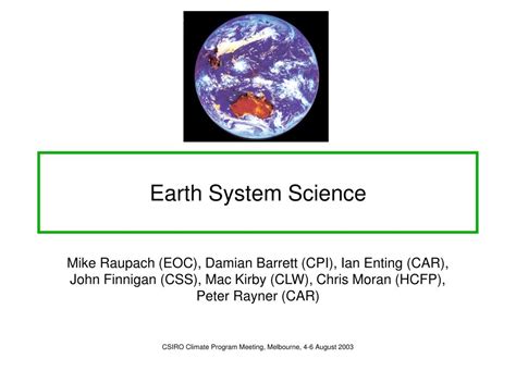 PPT - Earth System Science PowerPoint Presentation, free download - ID ...