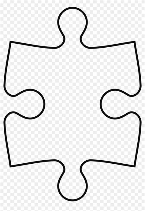 Puzzle Piece Outline Png