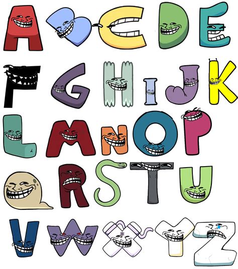 Alphabet Lore Coloring Page Alphabet Lore Outline Png File 57 Off | Images and Photos finder