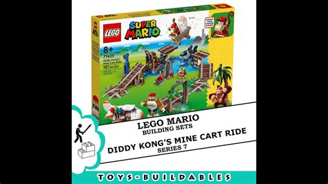 Lego Mario: Series 7 - Diddy Kong's Mine Cart Ride - YouTube