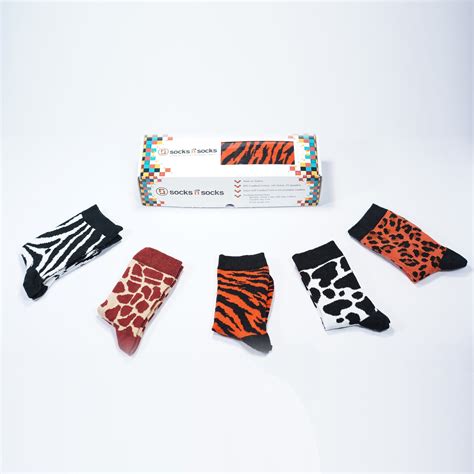 Kids Animal Pattern Socks 5-Pack - Socks n Socks