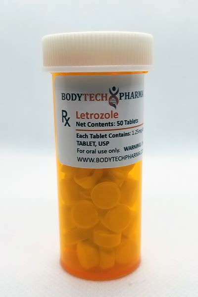 Letrozole 1.25mg (#540018) - Bodytech Pharma