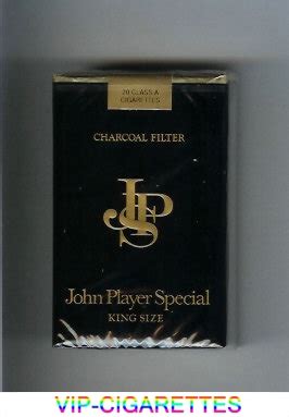 In Stock John Player Special Charcoal Filter King Size cigarettes soft box Online