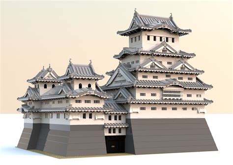 Lego Digital Designer Creation - Himeji Castle Tenshukaku(… | Flickr