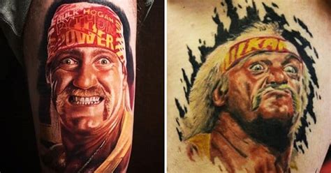 Hulk Hogan Back Tattoo