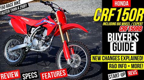 New Honda CRF150R & Big Wheel Review: Specs, Differences Explained ...