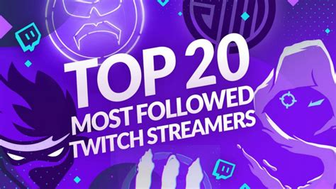 The Most Popular Twitch Streamers | Top 20 most followed Twitch streamers