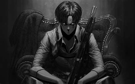 Wallpaper 4k Anime Levi Levi Titan Attack Ackerman Wallpaper Wallpapers ...