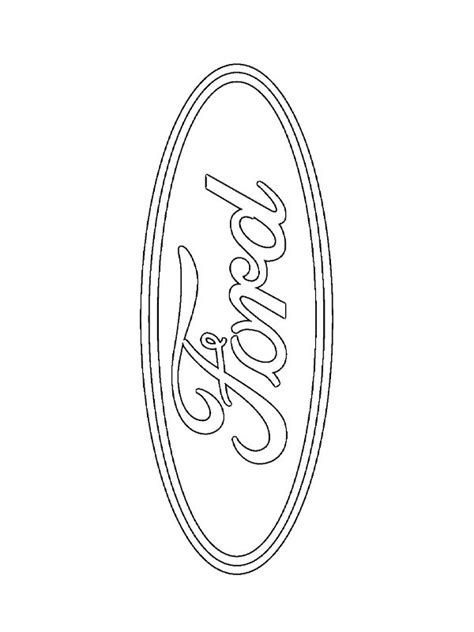 Ford Emblem Coloring Pages Coloring Pages