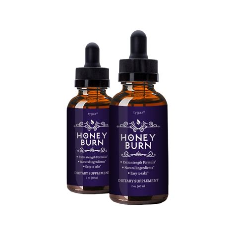 (2 Pack) Honey Burn - Honey Burn Liquid Supplement Drops - Walmart.com