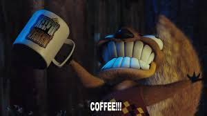 hoodwinked squirrel coffee - Google Search | Funny memes, Movie buff