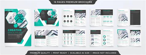 Premium Vector | Minimalist brochure template with modern concept and ...