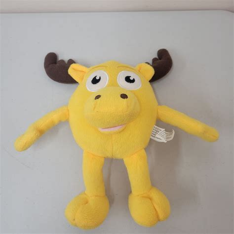 NICK JR MOOSE A MOOSE NOGGIN PLUSH STUFFED ANIMAL 10" VIACOM 2010 Damaged No Zee | eBay