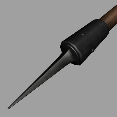 3d model goedendag medieval weapon