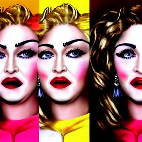 madonna face colors with morocco flag colors | Stable Diffusion | OpenArt